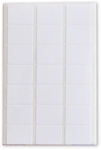 SOHO etiketten, wit, 16 x 22 mm, etui van 126 stuks