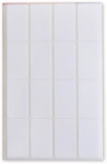 SOHO etiketten, wit, 30 x 17 mm, etui van 96 stuks