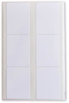 SOHO etiketten, wit, 40 x 30 mm, etui van 36 stuks