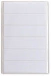SOHO etiketten, wit, 19 x 73 mm, etui van 36 stuks