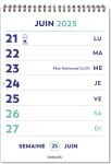 Brepols Optivision calendrier de la semaine du mur, français, 2027