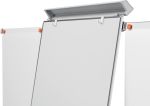 Nobo Impression Pro flipover, ft 68 x 105 cm, met uitschuifbare armen, uit staal, magnetisch, driepoort