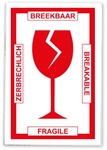SOHO etiketten, breekbaar, etui van 2 stuks