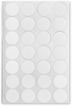 SOHO etiketten, diameter 16 mm, etui van 84 stuks, wit
