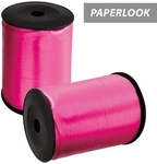 Ruban cadeau, 10 mm x 250 m, papier, cerise