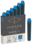 Parker Quink Mini inktpatronen blauw, do