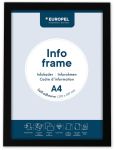 Europel zelfklevend kader ft A4, zwart, 
