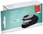 SOHO nietmachine half strip, 20 blad, kunststof, zwart