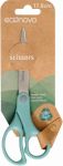 Econovo schaar, 18 cm, blauw, op blister