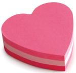 Post-it notes en forme forme: coeur