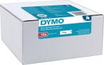 Dymo D1 tape 12 mm, zwart op wit, pak va