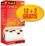 Scotch Plakband Crystal 19mmx33 m,14 rol