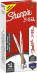 Sharpie S-gel roller, medium punt,12 st 