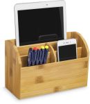 CEP desk organizer uit bamboe, staand, 5