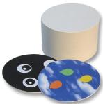 Folia biervilten wit rond 100 stuk