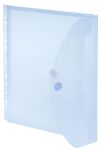 Foldersys geperforeerde showtas A4,blauw