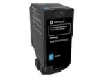Lexmark CS720 toner cyaan 7000 pagina's Return Programm 74C2SC0