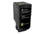 Lexmark CS720 toner geel 7000 pagina's Return Programm 74C2SY0