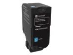 Lexmark CS725 toner HY cyaan 12000 pages Return Programm 74C2HC0
