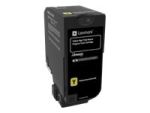 Lexmark CS725 toner HY geel 12000 pages Return Programm 74C2HY0