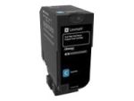 Lexmark CS725 toner HY cyaan 16000 pages Return Programm 84C2HC0