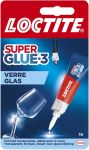 Loctite secondelijm Super Glue Glas, 3 g