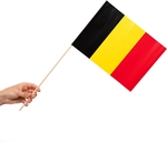 België zwaaivlag, 30 x 20 cm, pak van 10 stuks