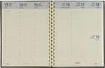 Brepols agenda Optivision Large Franstalig, Palermo, zwart, 2027