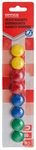 OFFICE products magneten, 20 mm, geassorteerde kleuren, blister van 8 stuks