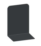 Boekensteun zwart, set van 2 stuks