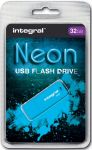 Integral USB NEON 32GB blauw