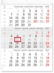 Driemaandskalender Compact, 2027