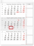 Driemaandskalender Compact Notes, 2027