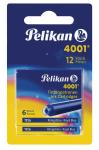 Pelikan INKTPATROON 4001 BLAUW BLS2X6