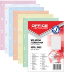 OFFICE products liasse pour classeurs, A4, 80 g, 6 trous, 50 feuilles, quadrillé 5 mm, blanc