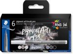 Staedtler Pigment Arts soft brush pen, 6