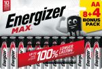Energizer batterijen Max AA, blister van