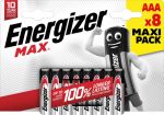 Energizer batterijen Max AAA/LR03/E92, 8