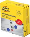 Avery marking dots, diamètre 19 mm,roule