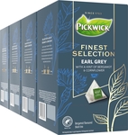 Pickwick thee finest selection, zwarte thee Earl grey, pak van 25 zakjes
