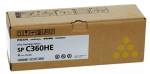 Ricoh toner voor SPC361SFNW, geel,  SPC360HE, 5000 pagina's, 408187