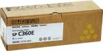 Ricoh toner voor SPC361SFNW, geel, SPC360E, 1500 pagina's, 408191