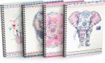Oxford Boho Chic cahier spiralé, ftA5, 1