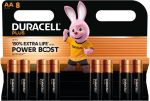 Duracell batterij Plus 100% AA, blister 