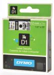Dymo cassettes de ruban D1 ft 12 mmx 7 m
