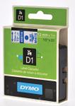 Dymo cassettes de ruban D1 ft 12 mmx 7 m