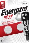 Energizer knoopcel CR2025, 2 stuks