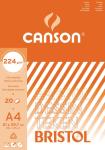Canson tekenblok Bristol A4 - wit -20 bl