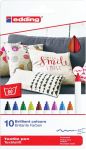 Edding textielpen 4600, set van 10stuks 