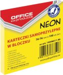OFFICE products memoblok Neon, 76x76mm, 